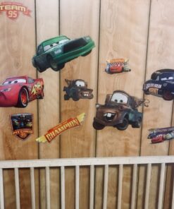 RoomMates RMK1520SCS Disney Pixar Cars Piston Cup Champs Peel and Stick Wall Decals 24 81hWTZxStpL