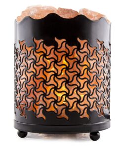 CRYSTAL DECOR Himalayan Pink Salt Lamp Basket & Dimmer Cord Bulb Tristar1 12 81hXTkt1ITL