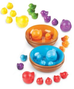 Alternative view of Learning Resources Birds in a Nest Sorting Set, Fine Motor Set, Color Sorting Set for Toddlers, 36 Pieces, Ages 3+