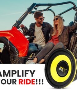 Pyle 6.5 Inch Mid Bass Woofer Sound Speaker System - Pro Loud Range Audio 300 Watt Peak Power w/ 4 Ohm Impedance and 60-20KHz Frequency Response for Car Component Stereo PLG64,Yellow 34 81hYTCmU13L