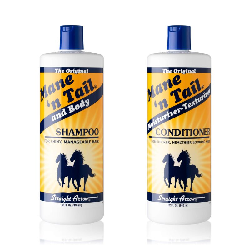 Catalog 6 Mane 'N Tail Shampoo & Conditioner Combo Set (32 oz Each) For Horses and Humans For A "Down to the Skin" Cleansing and Conditioning 32 Fl Oz (Pack of 2)