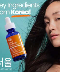 SeoulCeuticals Korean Skin Care 20% Vitamin C Hyaluronic Acid Serum + CE Ferulic Acid - Potent Anti Aging, Anti Wrinkle Korean Beauty 1oz 31 81hZq2qZCnL