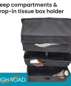 High Road Car Seat Back Organizer with Tissue Holder 11 81ha cyDPrL