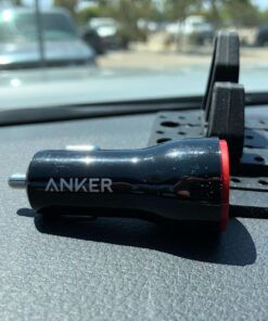 Anker Car Charger Adapter, 24W Dual USB Car Phone Charger, PowerDrive 2 for iPhone 14 13 12 11 Pro Max Mini X XR XS 8 Plus, iPad Pro/Air 2/Mini, Note 5/4, LG, Nexus, HTC and More Black 58 81hboF99m7L