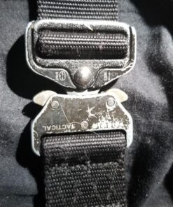 FAIRWIN Men's Tactical Belt, Rigger Belt, Utility Web Nylon Novelty Work Belt for Men Black S(Waist 30''-36''Width 1.5'') 26 81hbwXSiNeL