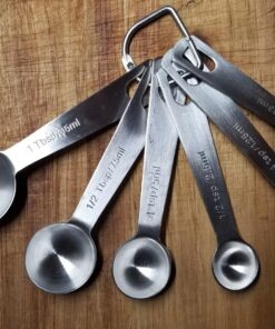 1Easylife 18/8 Stainless Steel Measuring Spoons, Set of 6 for Measuring Dry and Liquid Ingredients 51 81hbzlbFWcL