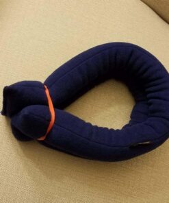 SunnyBay Microwave Heating Pad for Neck and Shoulders, Versatile Bean Bag Moist Heat Pillow, Microwavable Neck Wrap Warmer and Cool Pack for Deep Pain Relief, Weighted Hot or Cold Therapy (Navy Blue) 17 81hcXFsaFiL