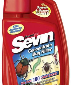 Sevin Concentrate Bug Killer 1 Quart Kill +100 Insects 32-Ounce