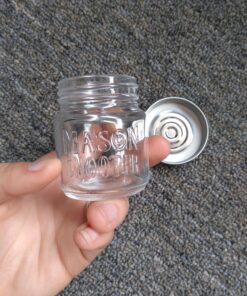 Hayley Cherie® - Mason Jar Shot Glasses with Lids (Set of 8) – Mini Mason Shooter Glass - 2 Ounces - For Drinks, Liquor, Favors, Desserts, Parties, Birthdays, Gifts 40 81hj9MAlfL