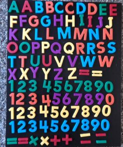 Educational Insights Multicolored AlphaMagnets and MathMagnets, 214 Pieces 45 81hjFEsbsBL