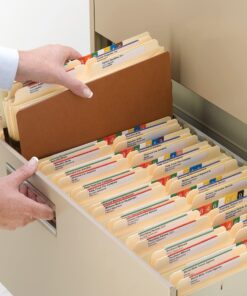 Smead File Pocket, Straight-Cut Tab, 5-1/4" Expansion, Letter Size, Redrope, 50 per Carton (73810) 8 81hjcjPBoOL