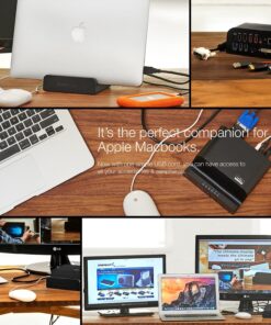 SABRENT Universal Docking Station with Stand for Tablets and Notebooks Supports PC (DS-RICA) 37 81hkNKoOOPL