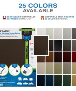 Pelle Patch - Brown Leather Patches for Furniture - 25 Colors Available - Original 8x11 - Brown Medium 8-inch x 11-inch 24 81hnYr8wYkL