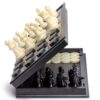 Yellow Mountain Imports Medium 2-in-1 Travel Magnetic Chess & Checkers Board Game Set - 12.5 Inches - Portable, Folding & Travel Perfect 11 81hna1XdWjL