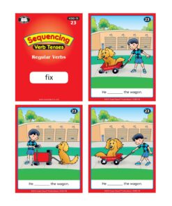 Super Duper Publications | Sequencing Regular and Irregular Verb Tenses Fun Deck | Early Reader and Grammar Flash Cards | Educational Learning Materials for Children 15 81hneQegwGL