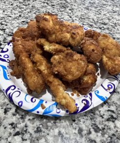 COOK'S CHOICE XL Original Better Breader Batter Bowl- All-in-One Mess Free Breading Station Tray for at Home or On-the-Go - Pour in Seasoning, Add Meat or Vegetables of Choice, & Just Shake 33 81hoscG4ZL 1