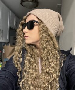 ShadyVEU Super Dark Black Lens Round Sunglasses UV Protection Spring Hinge Soft Matte Frame Fashion Shades 30 81hozz vmjL