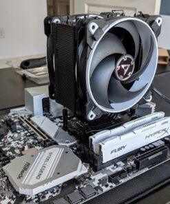 ARCTIC Freezer 34 Esports Duo - Tower CPU Fan with BioniX P-Series case Fan in Push-Pull, 120 mm PWM CPU Air Cooler, for Intel and AMD Socket, LGA1700 Compatible - White 52 81hs0GaeFuL