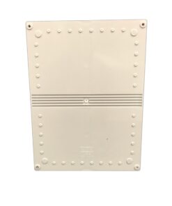 BUD Industries NBB-15247 Style B Plastic Outdoor NEMA Box with Solid Door 15.68" L x 11.73" W x 6.3" H, Gray 14 81hs1W1OKL