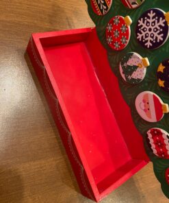 Melissa & Doug Countdown to Christmas Wooden Advent Calendar - Magnetic Tree, 25 Magnets , Orange Santa 71 81hsebeTHVL 1