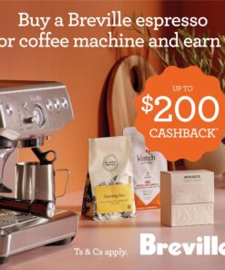 Alternative view of Breville Barista Express Espresso Machine, Brushed Stainless Steel, BES870XL, Large