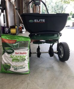 Scotts Turf Builder Starter Fertilizer for New Grass, Use When Planting Seed, 5,000 sq. ft., 15 lbs. Standard 5,000 sq. ft. 35 81htvmLVOaL