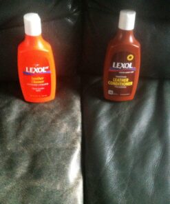 Lexol Leather Cleaner and Conditioner and Sponge Kit, For Use on Leather Apparel, Furniture, Auto Interiors, Shoes, Handbags and Accessories 64 81hxrr0 MNL