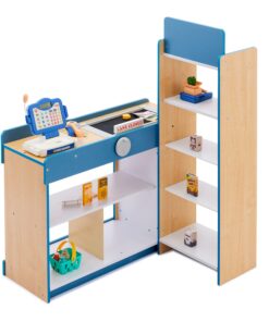 Amazon Basics Grocery Store Checkout Counter, Kids Supermarket Pretend Play Store, Gift for Age 3Y+ 20 81hy 8Iq2L