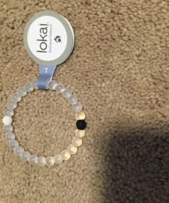 Lokai Beaded Bracelets for Women & Men, Classic Clear Style - Mental Health Awareness Bracelet Encourages Mental Wellness Slides-On for Comfortable Fit - Silicone Stretch Bead Bracelet Jewelry Large 35 81hyM J6FAL