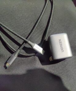 UGREEN USB C Charger Cable, 60W 2-Pack USB C Cable Nylon Braided for iPhone 15, Samsung Galaxy S23, Google Pixel 7, MacBook Air/Pro, Dell XPS, iPad Pro/Mini/Air, Switch, Steam Deck 3.3FT 28 81hyVSvqu9L