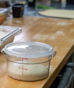 Alternative view of Cambro RFS2SCPP190 Seal Cover for 2 & 4 Quart Rounds Translucent Case of 12 1 2 Quart