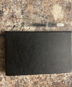 2 Pack Classic Ruled Notebooks/Journals - Premium Thick Paper Faux Leather Writing Notebook, Black, Hard Cover, Large, Lined (5.4 x 8.3) 50 81i0 QQrjiL