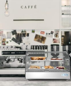 KoolMore 22" Commercial 2 Shelf Countertop Food Warmer Display Case - 1.5. cu ft., Silver, Model:HDC-1.5C 1.5 cu. ft. 15 81i0GiZlfKL
