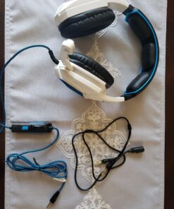 Anivia Computer Headset Headphones, 3.5mm Wired Over Ear Stereo Gaming Headsets with Microphone 48 81i0a5ZrafL