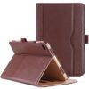 ProCase Cover for iPad Mini 4 Case, Leather Stand Folio Case for 2015 iPad Mini 4th Generation with Multiple Viewing Angles, auto Sleep/Wake, Document Card Pocket -Brown Brown 27 81i1JZUYXaL