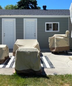 Classic Accessories Veranda Water-Resistant 30 Inch Patio Lounge Chair Cover, Patio Furniture Covers, Pebble/Bark/Earth 30"L x 35"D x 31"H 51 81i2HmjTgwL