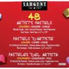 Sargent Art 22-4148 Colored Square Chalk Pastels, 48 Count 4 81i3DcGCgVL
