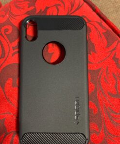 Spigen Rugged Armor Designed for iPhone XR Case (2018) - Matte Black 51 81i3iXSOK5L