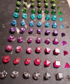 Wiz Dice Series II - DND Dice Set (105 Dice, 15 Sets of 7 Unique Colors) - Perfect DND Gifts - Role Playing Dice DND Accessories for TTRPG MTG Dice Games -D&D Dice Game Sets in Unique Finishes 55 81i4cBDPhhL 2