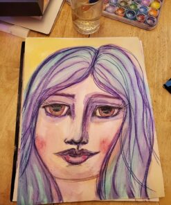 Drawing and Painting Beautiful Faces: A Mixed-Media Portrait Workshop 20 81i5B PaIAL