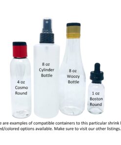 Alternative view of 45 x 23 mm Clear Perforated Shrink Bands Fits Cap Diameter 3/4 to 1 Inch Bundle of 250 A) Pack of 250 (Clear)