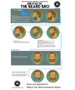 The Beard Bro- 7 Tools in 1 Professional Beard Shaping Tool For Perfect Lines and Symmetry- THE FIRST & ORIGINAL 21 81i6REcSaEL 1