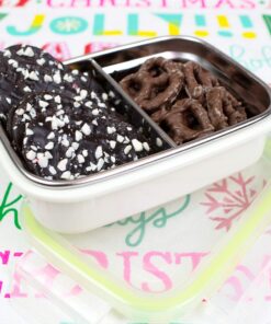 Innobaby Keepin' Fresh Stainless Steel Divided Bento Snack Box with Lid for Kids and Toddlers BPA Free, 11 oz., Blue 20 81i8WEv2ndL