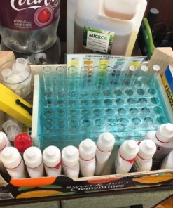 Karter Scientific 208V2 Plastic Test Tube Rack for 12/13mm Tubes, Holds 50, Detachable (Single) Single 34 81i8uKFxucL