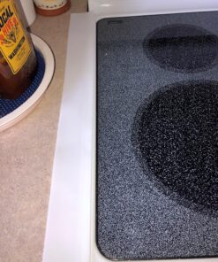 Silicone Kitchen Stove Counter Gap Cover Long & Wide Gap Filler (2 Pack) Seals Spills Between Counters, Stovetops, Washing Machines, Oven, Washer, Dryer - Heat-Resistant and Easy Clean (White) White 32 81i9BbGiCsL 4