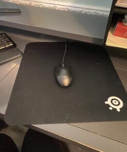 SteelSeries QcK Gaming Mouse Pad - Large Cloth - Optimized For Gaming Sensors Classic Black 31 81iCMwEF6TL