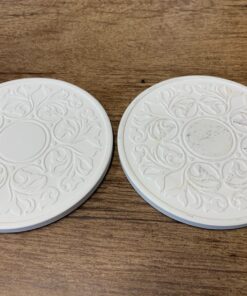 CoasterStone Absorbent Stone Coasters, “Victorian Lace Set of 4 19 81iDekYBTvL