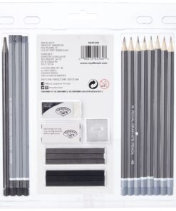 Royal & Langnickel RART-200 Essentials Sketching Pencil Set, 21-Piece Multicoloured 29 81iDu5SRaTL 1