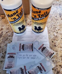 Mane 'N Tail Shampoo & Conditioner Combo Set (32 oz Each) For Horses and Humans For A "Down to the Skin" Cleansing and Conditioning 32 Fl Oz (Pack of 2) 35 81iETuamxmL
