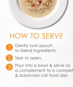 Purina Fancy Feast Lickable Wet Cat Food Broth Topper, Creamy With Chicken and Vegetables - (16) 1.4 oz. Pouches Creamy Chicken & Vegetables 1.40 Ounce (Pack of 16) 18 81iFX6Dy4vL
